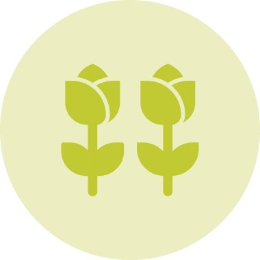 yapraklar ve bitki vektörü simgesi