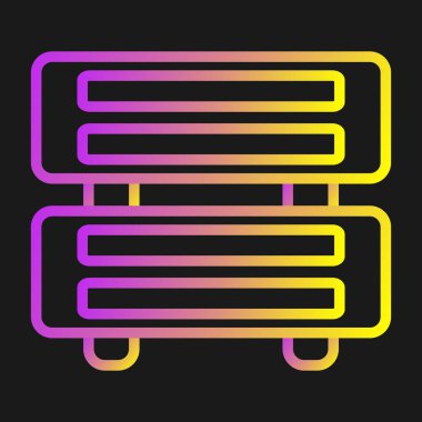 seo modern simgesinin vektör illüstrasyonu