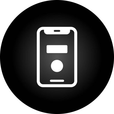 Modern b 'nin vektör illüstrasyonu telefon simgesinden yoksun