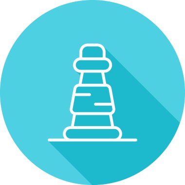 Bir simgenin vektör illüstrasyonu