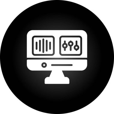 seo modern simgesinin vektör illüstrasyonu