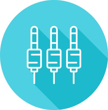 usb buji simgesi vektör illüstrasyonu