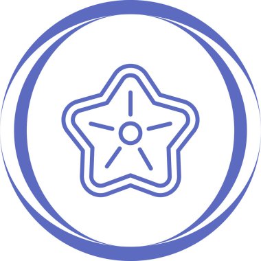 Yıldız. Web simgesi basit illüstrasyon