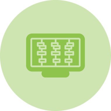 seo modern simgesinin vektör illüstrasyonu