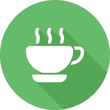 Çay. Web simgesi basit illüstrasyon