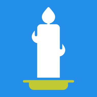 Su banyosu ikonu. vektör biçimi mavi ve beyaz renkler, düz yuvarlak kare düğme, mavi arkaplan