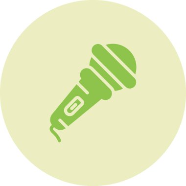 microphone icon web simple illustration