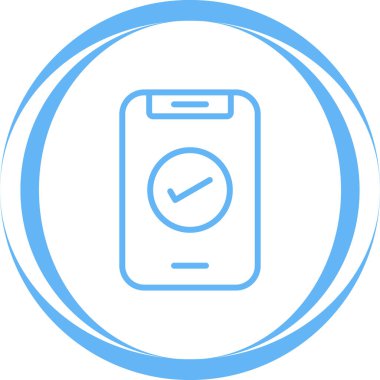 Telefon simgesinin vektör illüstrasyonu