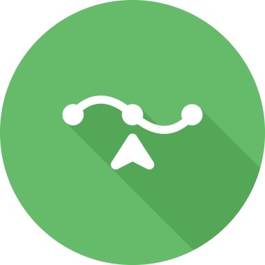 Tek izole halat işaretinin vektör çizimi