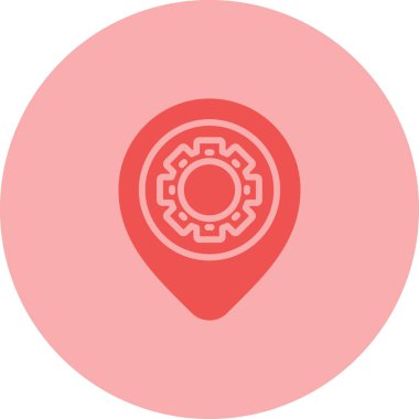 seo modern simgesinin vektör illüstrasyonu