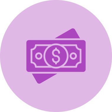 vektör para simgesi illüstrasyonu