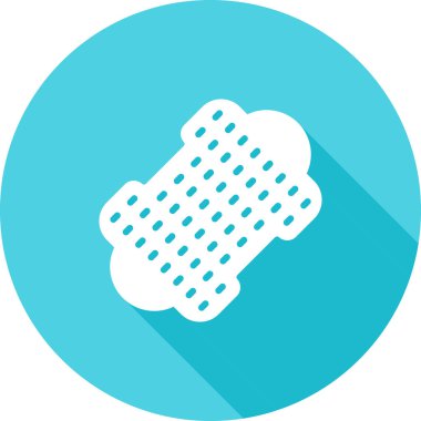 Bulut simgesi vektör illüstrasyonu