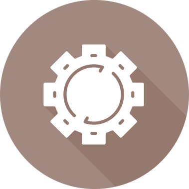 Teçhizat Web simgesi basit illüstrasyon