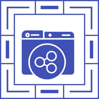 çamaşırhane ikonu vektör illüstrasyonu