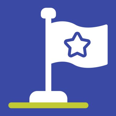 Web ve mobil uygulaması tasarımı, yıldız logo kavramı için beyaz arka plan üzerinde izole yıldız simgesi vektör