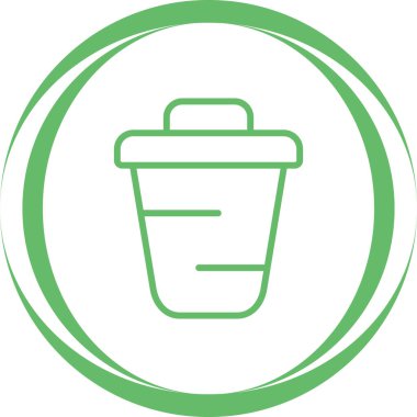 Çöp kutusu vektör illüstrasyonuName