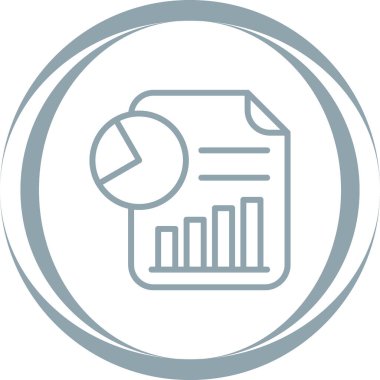 grafik simgesinin vektör illüstrasyonu