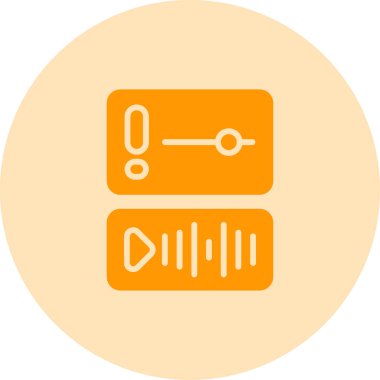 Modern simgenin vektör illüstrasyonu