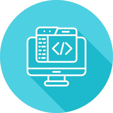 Kolayca değiştirebilen ya da düzenleyebilen bilgisayar web vektör simgesi