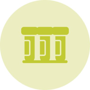 Sütun. Web simgesi basit illüstrasyon