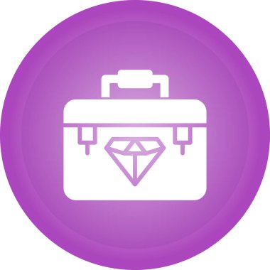 Elmas ikonu. vektör illüstrasyonu