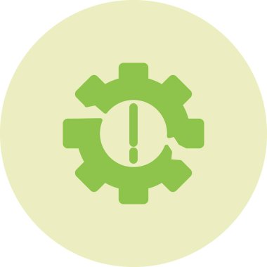 dişli simgesi. vektör illüstrasyonu