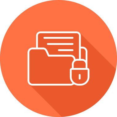 Dosya. Web simgesi basit illüstrasyon