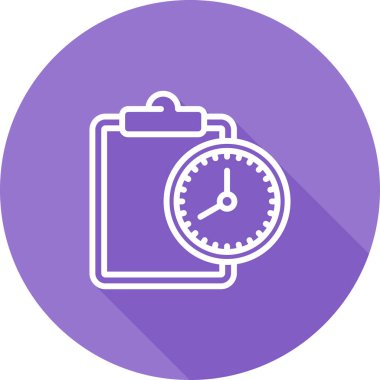 Çalar saat. Web simgesi basit illüstrasyon