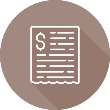 Bill simgesi vektör illüstrasyonu