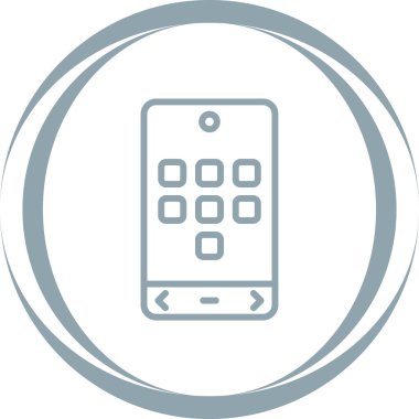 cep telefonu ikonu vektör illüstrasyonu