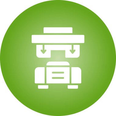Modern b 'nin vektör illüstrasyonu yazıcı simgesinden yoksun