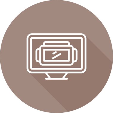 seo modern simgesinin vektör illüstrasyonu