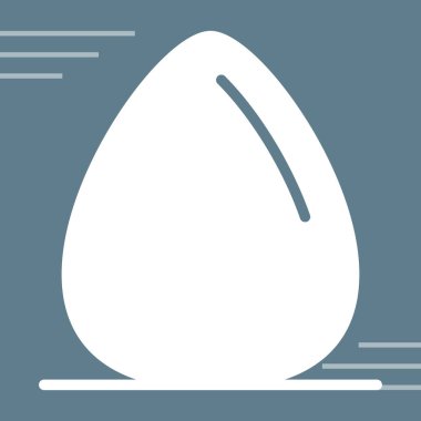 Yumurta ikonu. düz dizayn biçimi 10