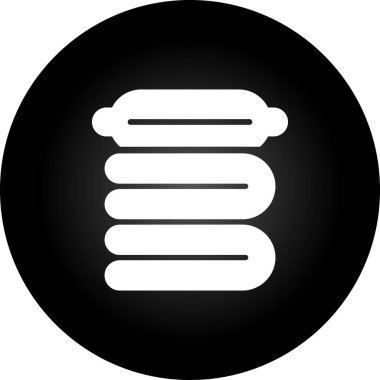 Bir çemberin simge vektör illüstrasyonu