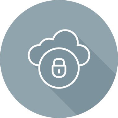 bulut hesaplama vektörü simgesi