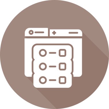 seo modern simgesinin vektör illüstrasyonu