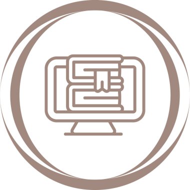 Bilgisayar web simge vektör çizim