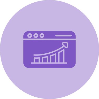 seo modern simgesinin vektör illüstrasyonu