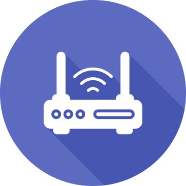 wifi router simgesi web basit illüstrasyonuName
