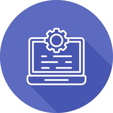 seo modern simgesinin vektör illüstrasyonu