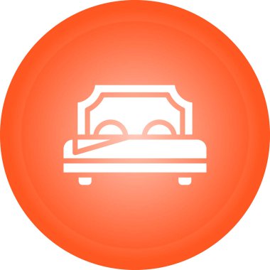 güzel uyuyan kabartma vektör simgesi