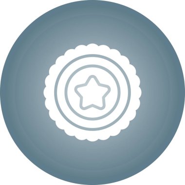 Eşsiz Yıldız Vektör Satırı Simgesi