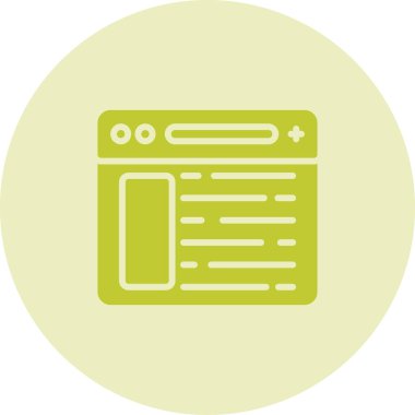 Seo simgesinin vektör illüstrasyonu