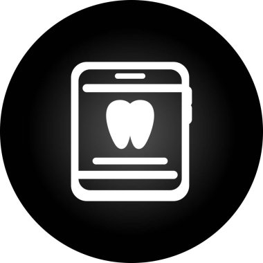 Diş bakımı simgesi, basit biçim