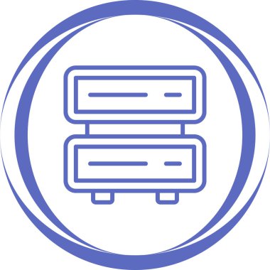 ATM 'de. Web simgesi basit illüstrasyon