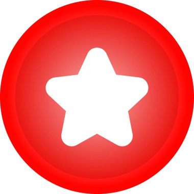 yıldız simgesi vektör illüstrasyonu