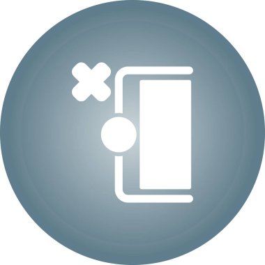 Benzersiz cep telefonu vektör simgesi