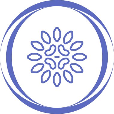 Modern b 'nin vektör illüstrasyonu bitkinin ikonundan yoksun