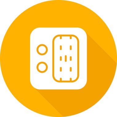 Denetim Masası düz vektör simgesi