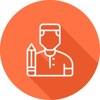 Kalem. Web simgesi basit tasarım